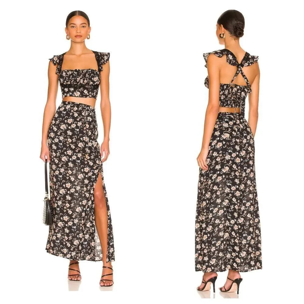NWOT Free People Bijou Maxi Skirt